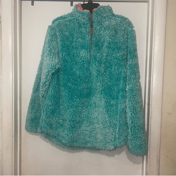 Simply Southern Turquoise Teddy Jacket - Picture 1 of 3